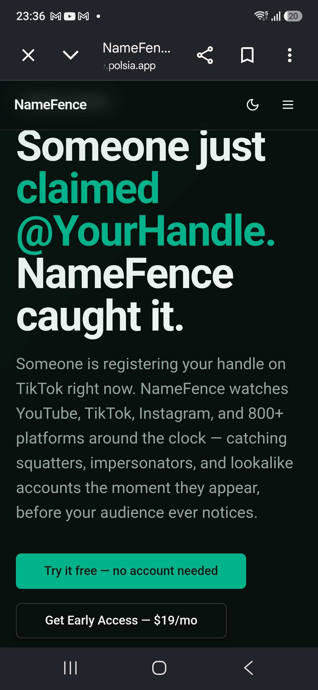 Namefence