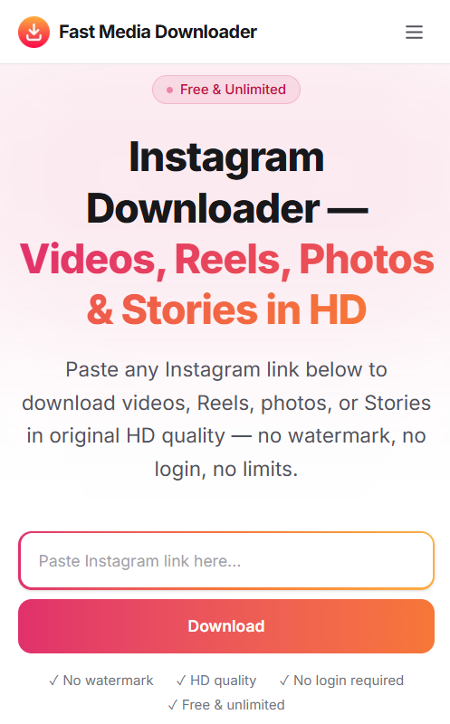 FastMediaDownloader