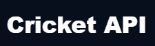 Cricket API