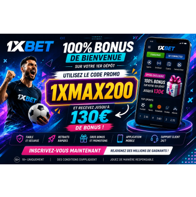 meilleur code promo 1xbet