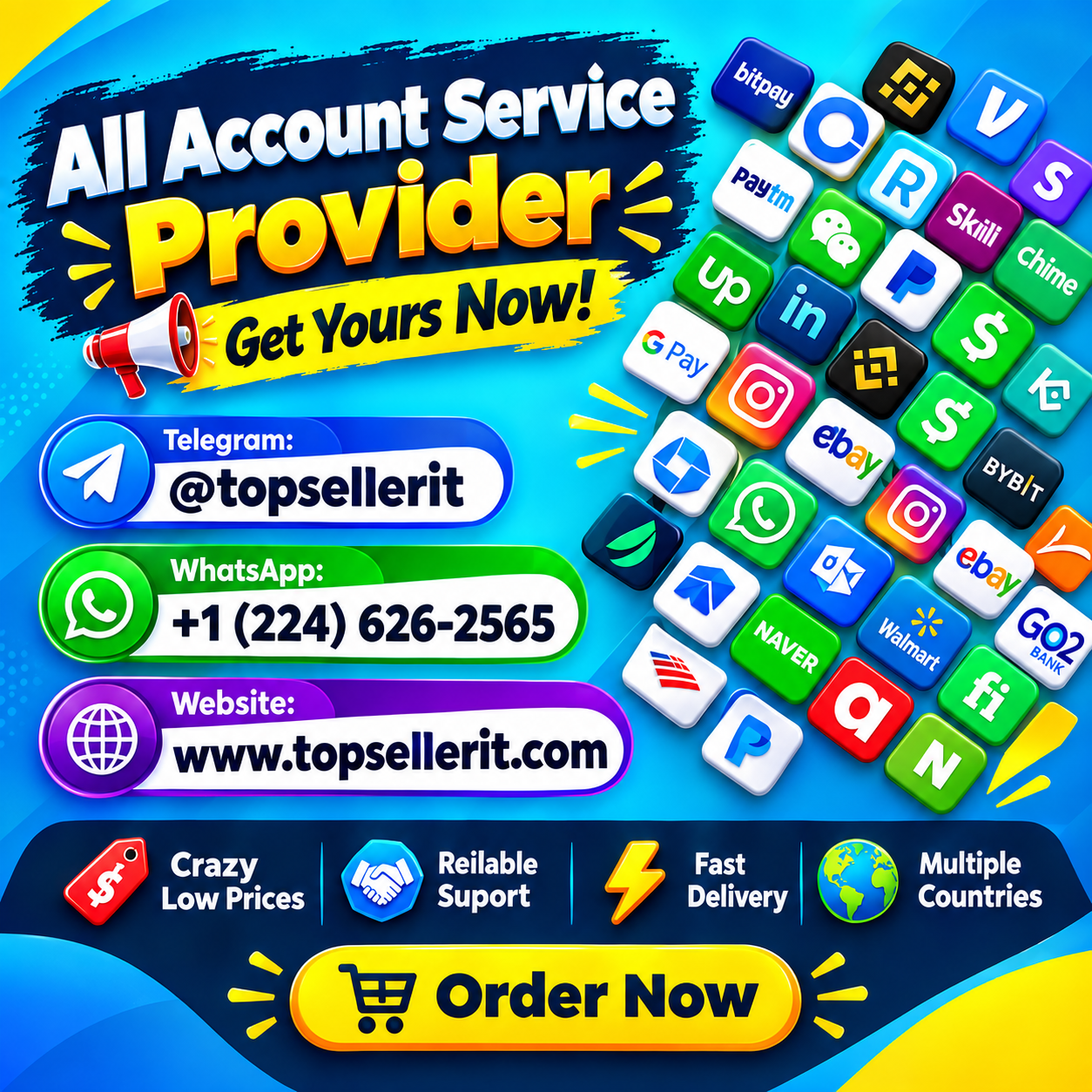 Buy All Account Service Provider