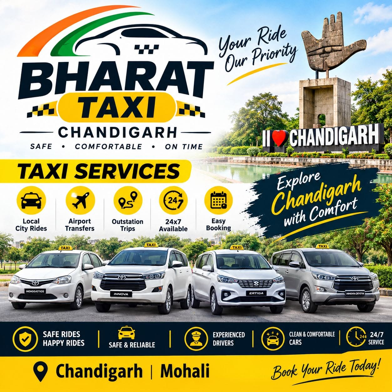 Bharat Taxi Chandigarh