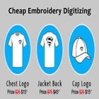  Cheap Embroidery Digitizing