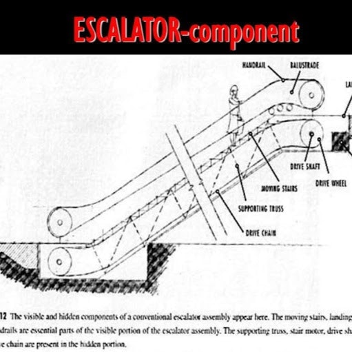 escalator componen