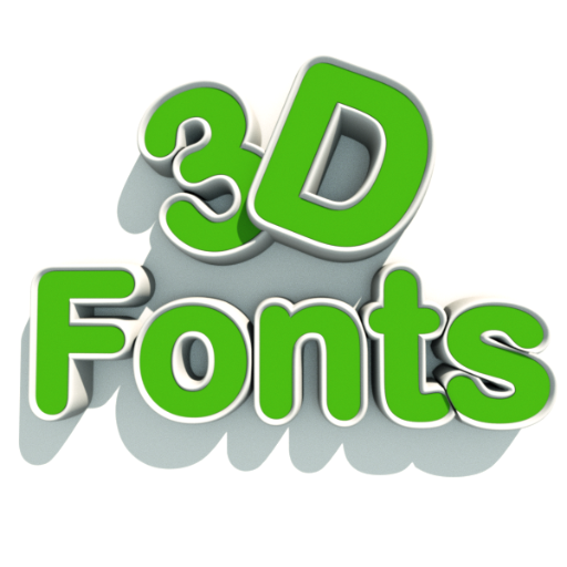 3D-Fonts