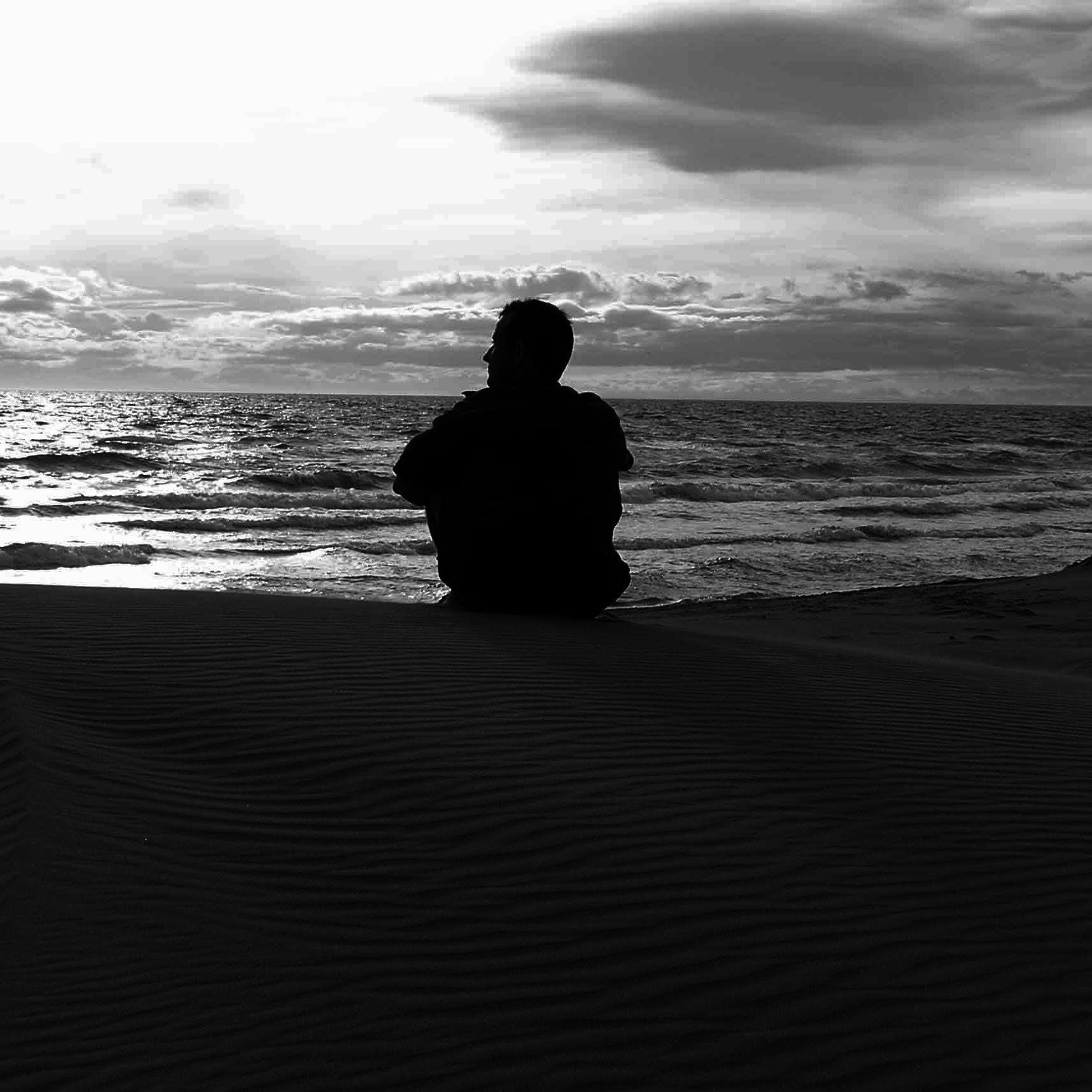 So I sit in solitude