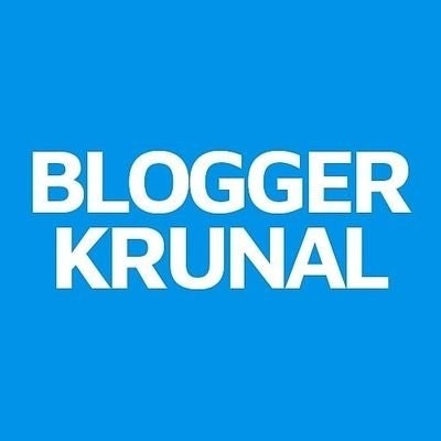 Blogger Krunal