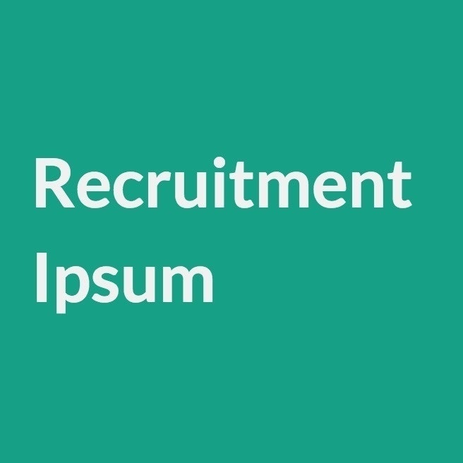 Recruitment Ipsum