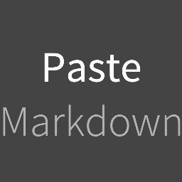 Paste Markdown