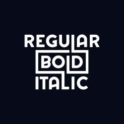 Regular Bold Italic