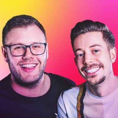 Andrew and Pete 🙊🙈 #TeamATOMIC