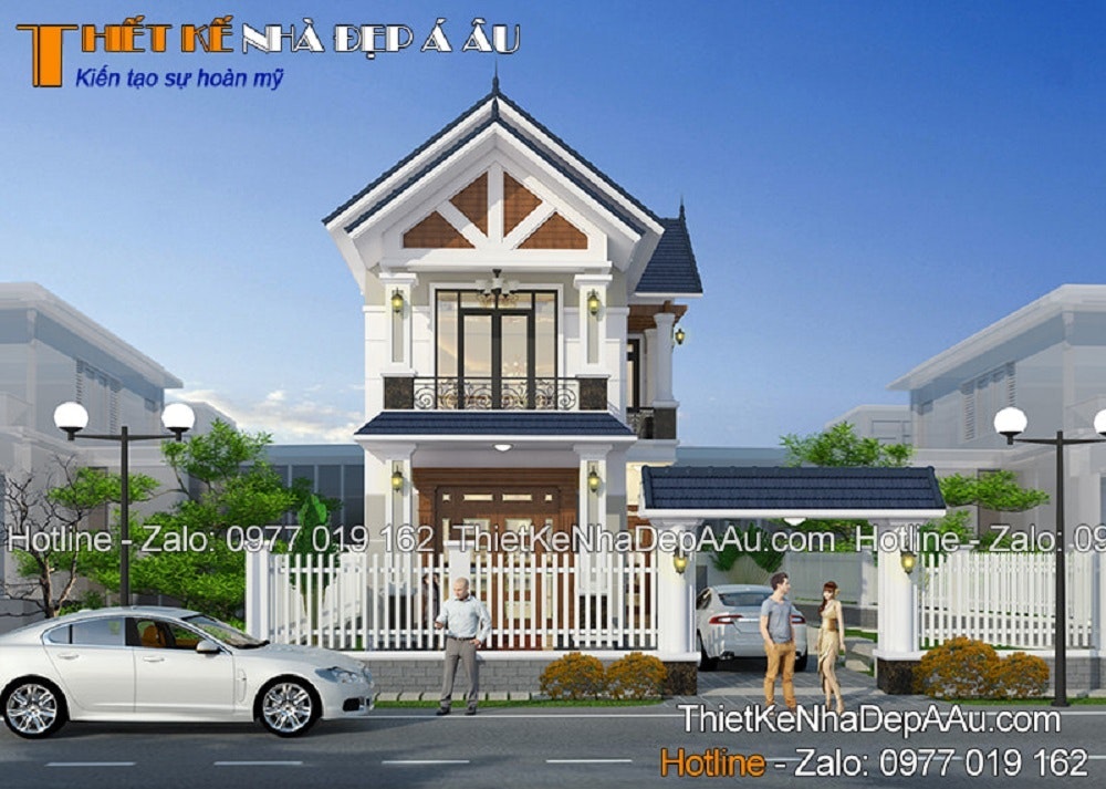 Biệt thự kiến trúc Á Âu