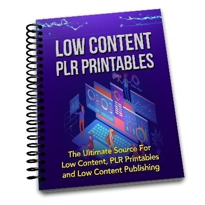 Low Content PLR Printables