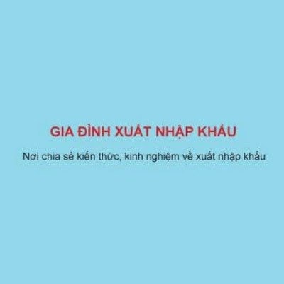 xuất nhập khẩu Gia đình