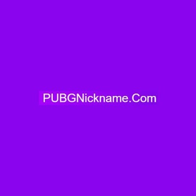 PUBG Nickname