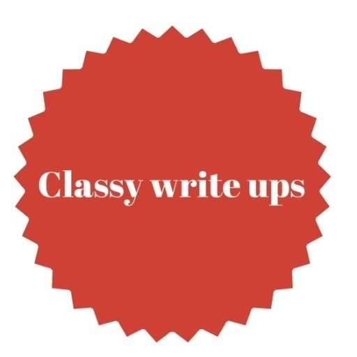 Classywriteups