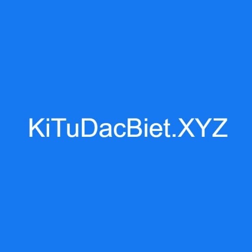 kí tự đặc biệt XYZ