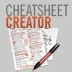 Cheatsheet Creator