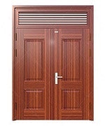 Cửa thép vân gỗ chính hãng