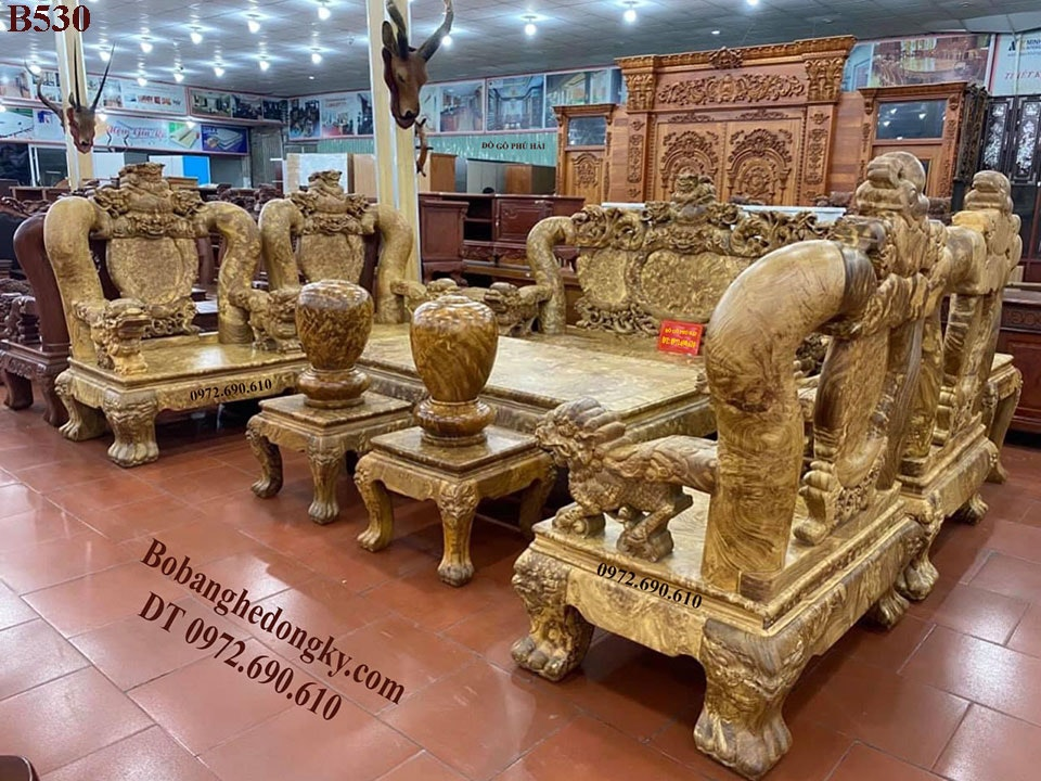 Bộ bàn ghế gỗ nu nghiến