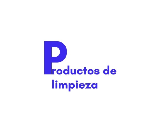productos de limpieza