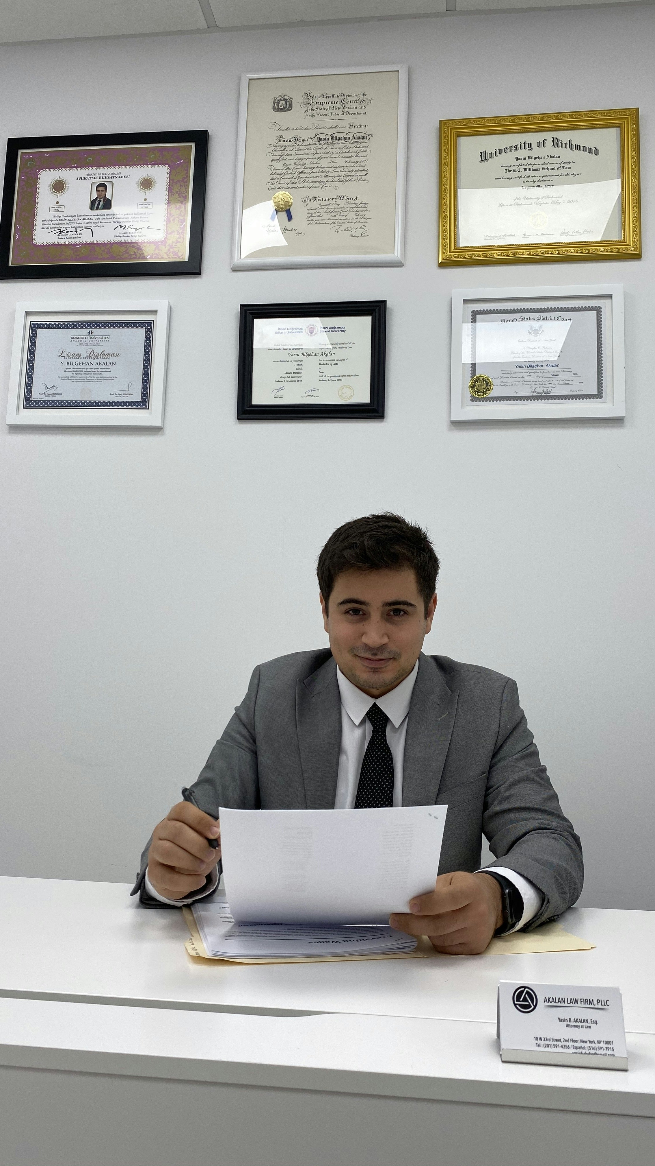 Yasin Bilgehan Akalan, Esq.