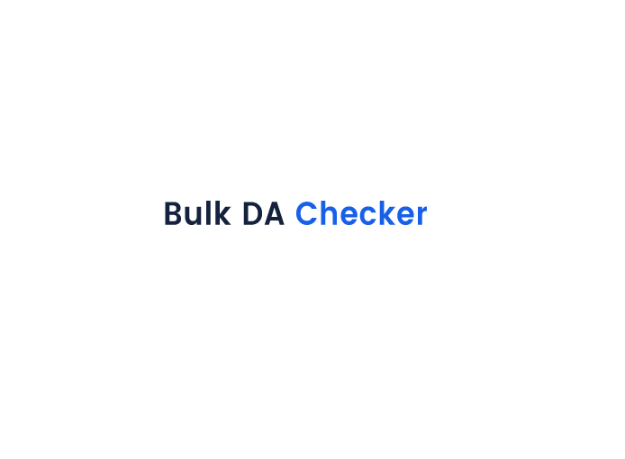 Bulk DA Checker