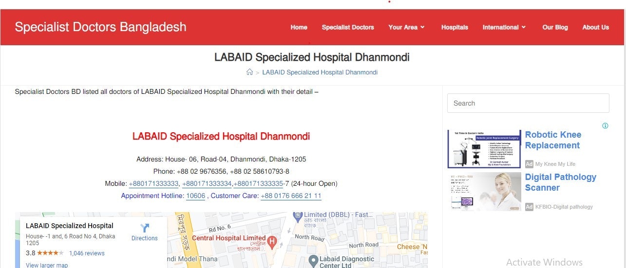 labaid dhanmondi