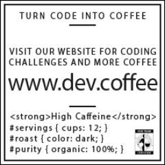 Coffee for Devs