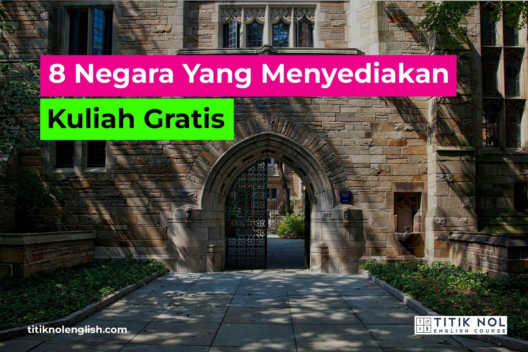 Kuliah Gratis Luar Negeri