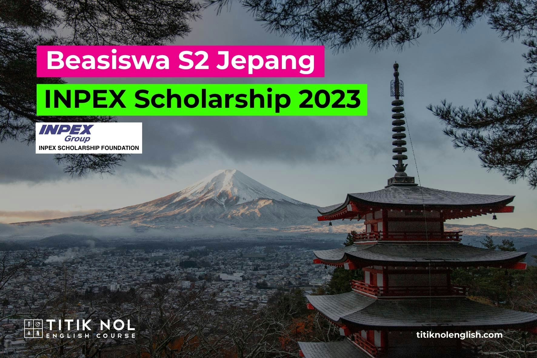 Beasiswa S2 Jepang Inpax Scholarship