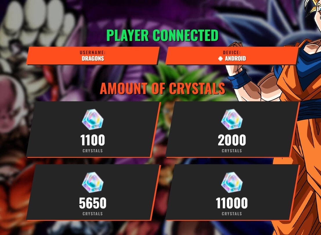 DBL with Free Crystals!