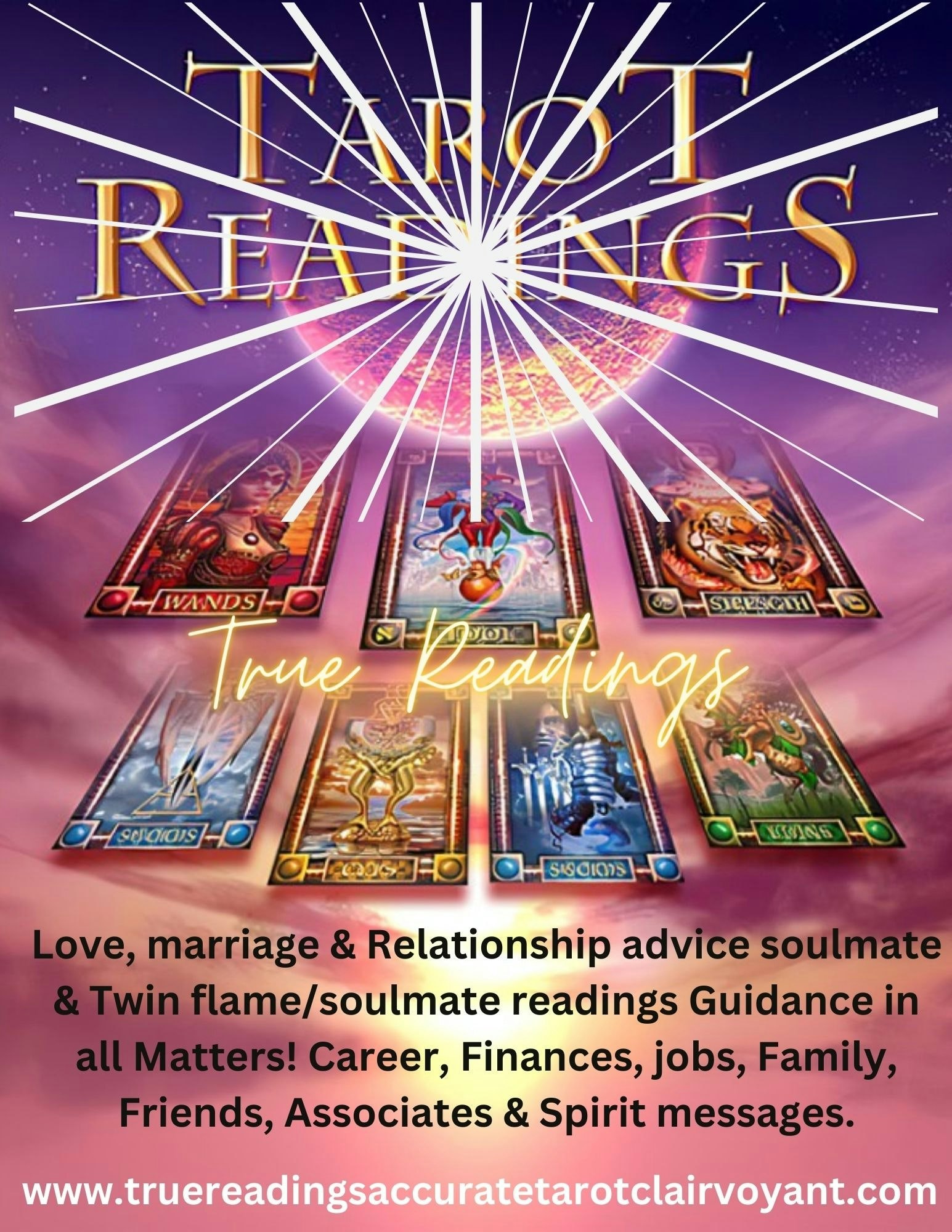 True Readings Accurate Tarot Clairvoyant