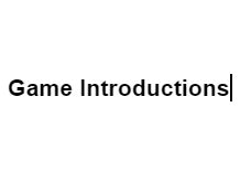 Game Introduction