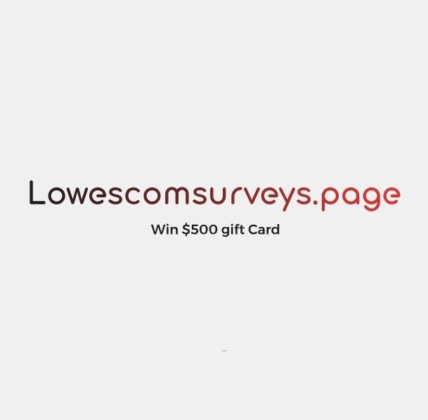 Lowescomsurveys page