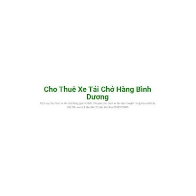 Xe Tải Bình Dương