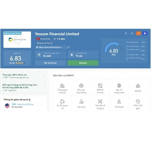 Yescom Finance Lừa đảo