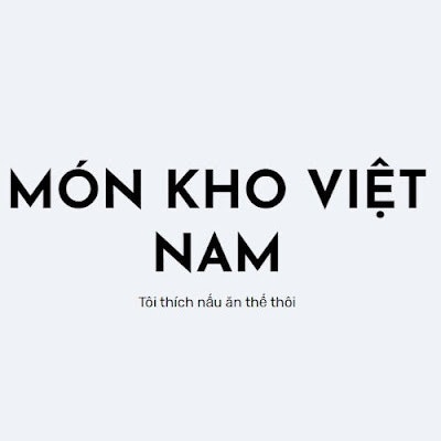 Món kho Việt Nam