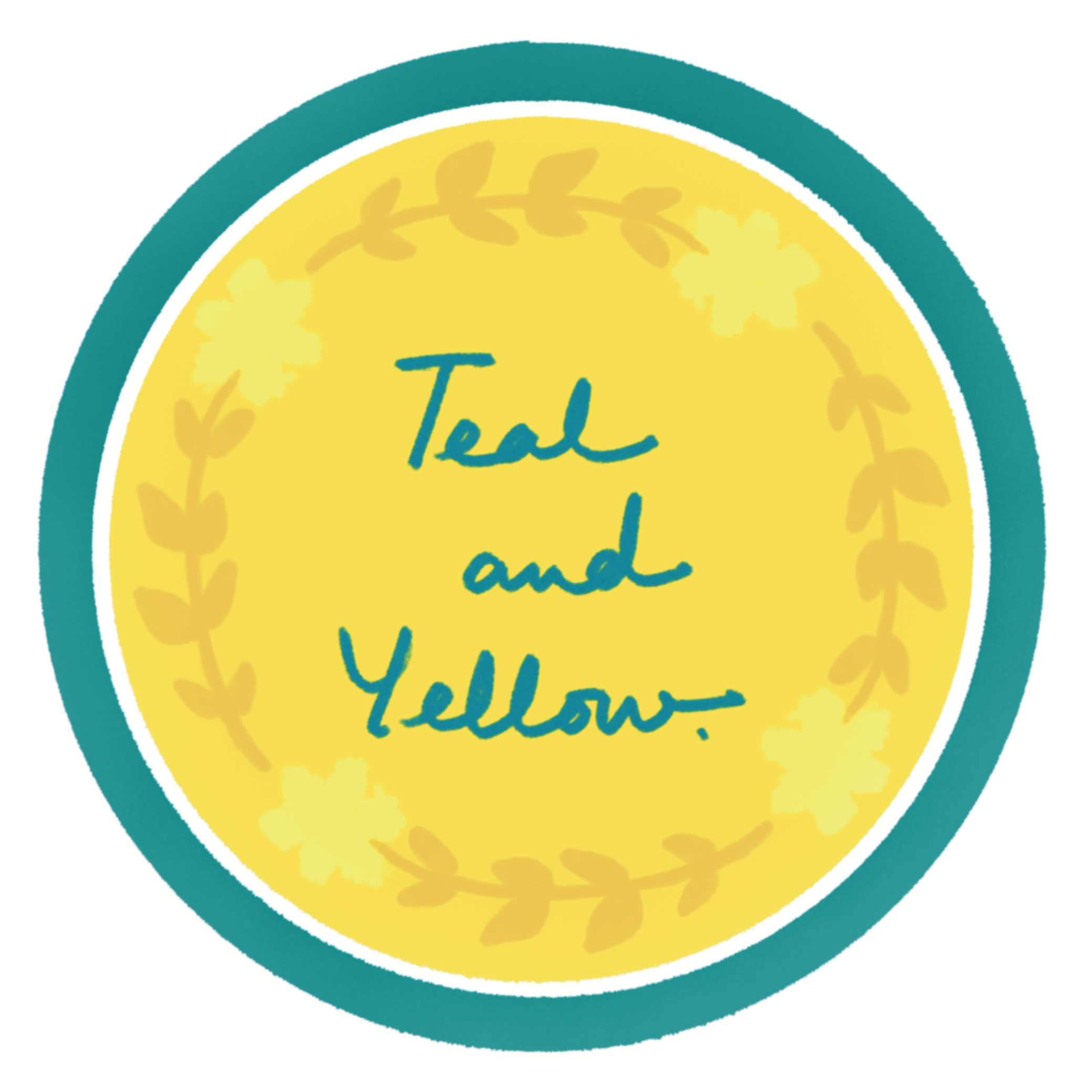Teal And Yellow