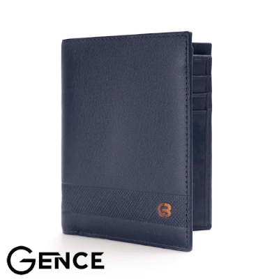 Ví da đứng nam Gence cao cấp