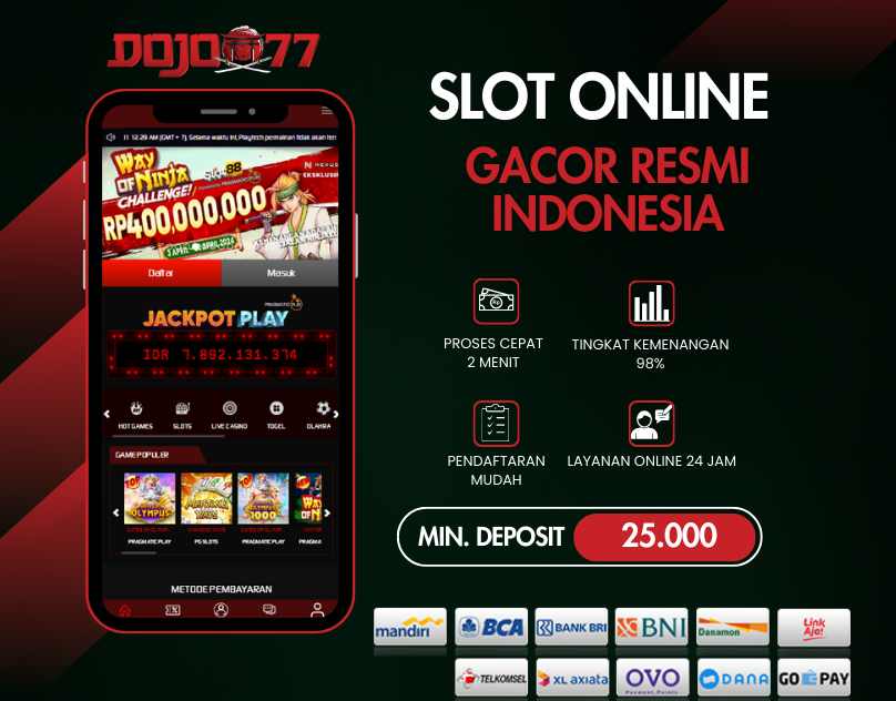 DOJO77 SITUS SLOT GACOR TERBAIK