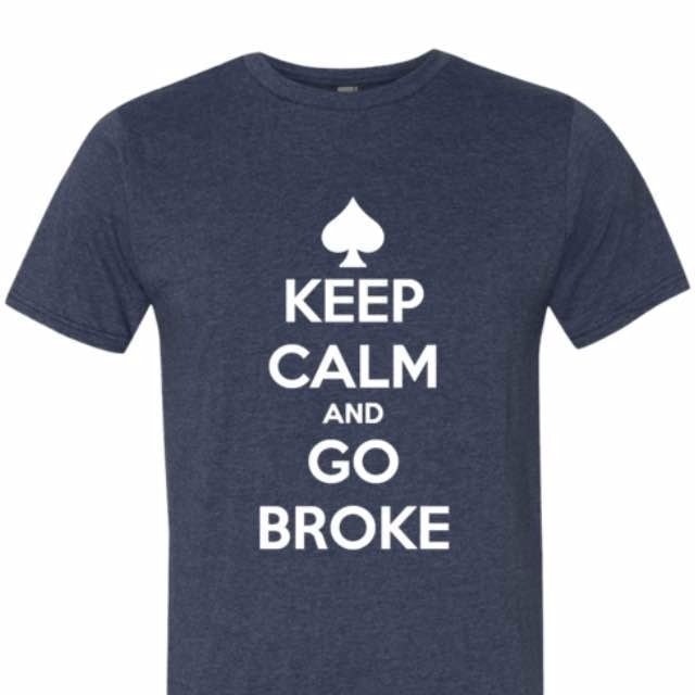 GoBroke Poker Tshirt