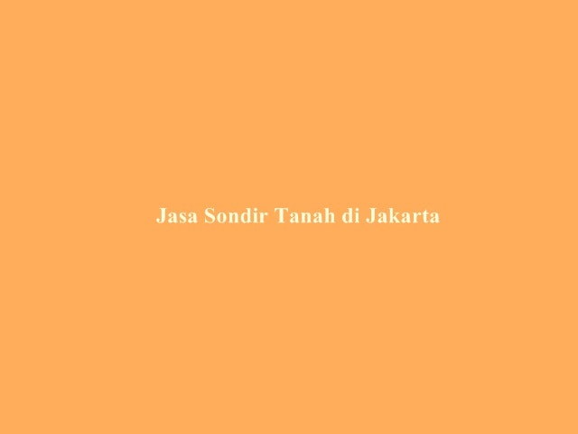 Jasasondir Jakarta