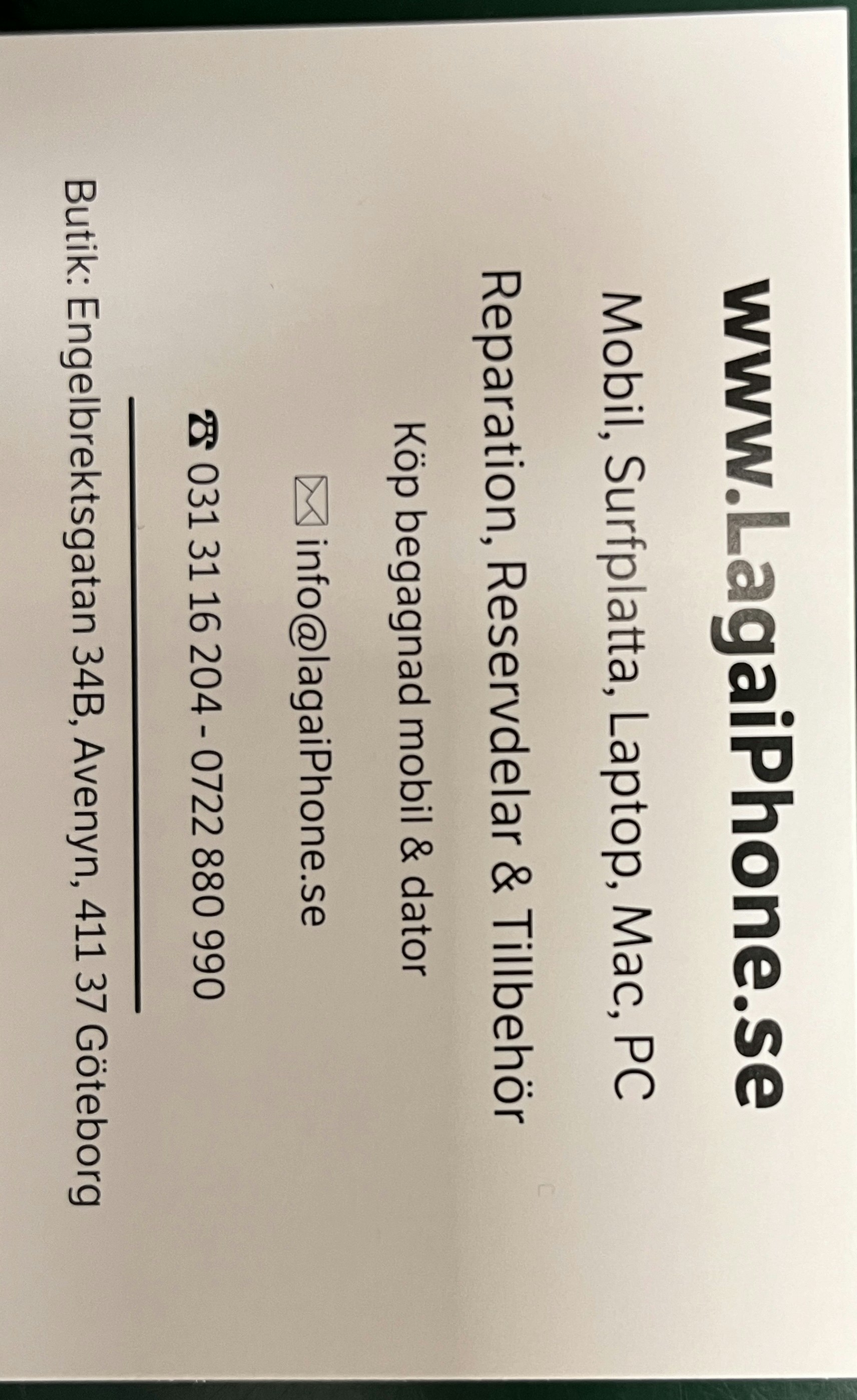 Laga iPhone Göteborg butiken