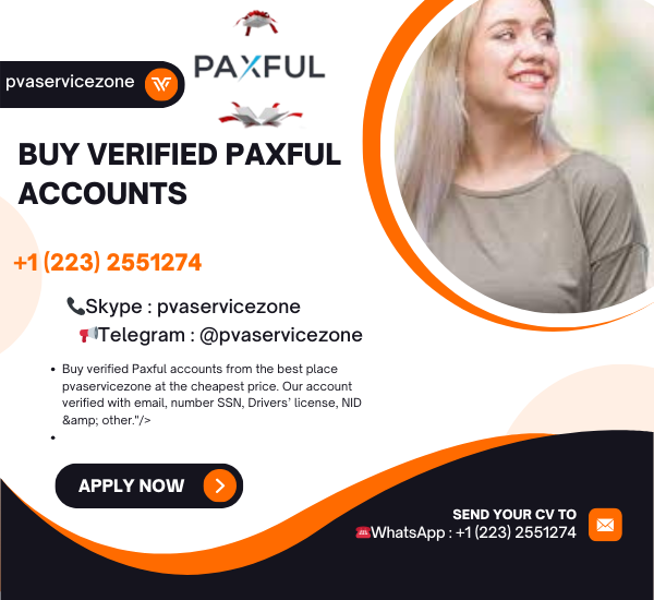 Buy verified Paxful accounts