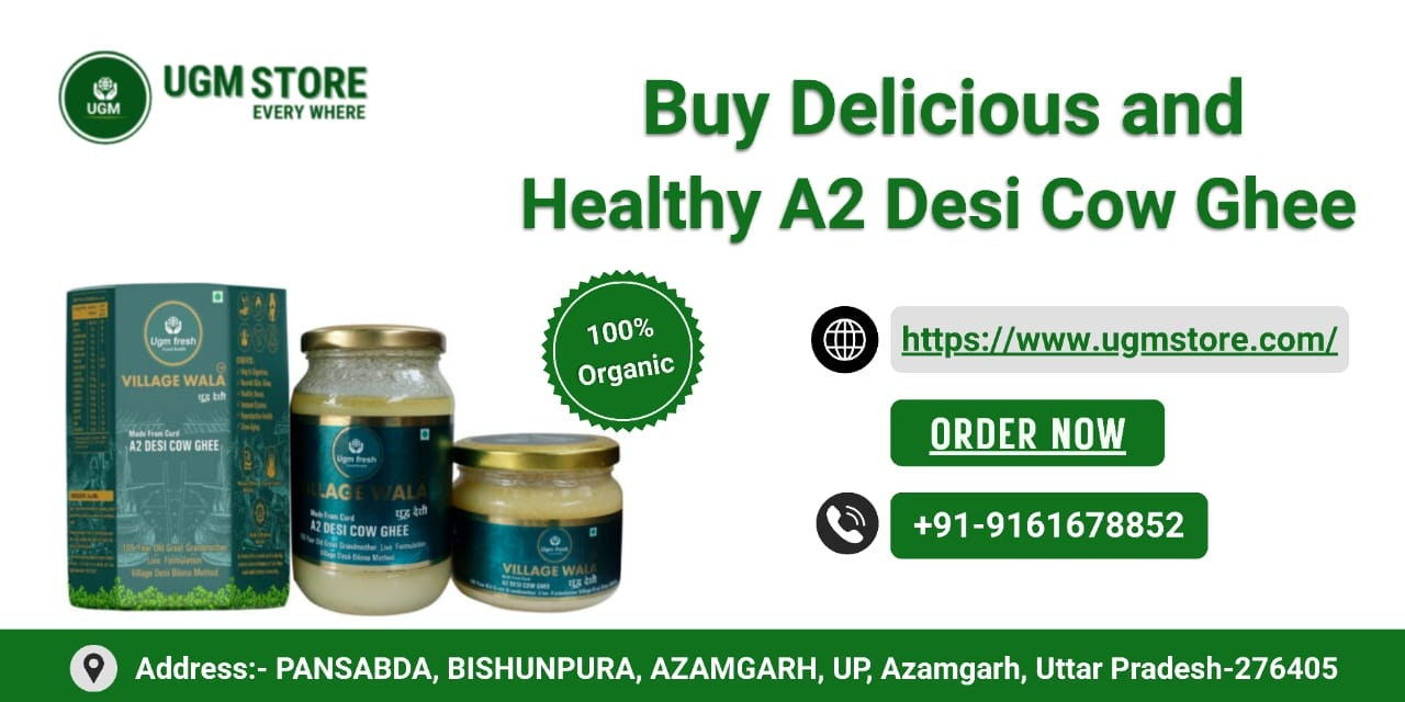 Buy Organic A2 Desi Cow Ghee India