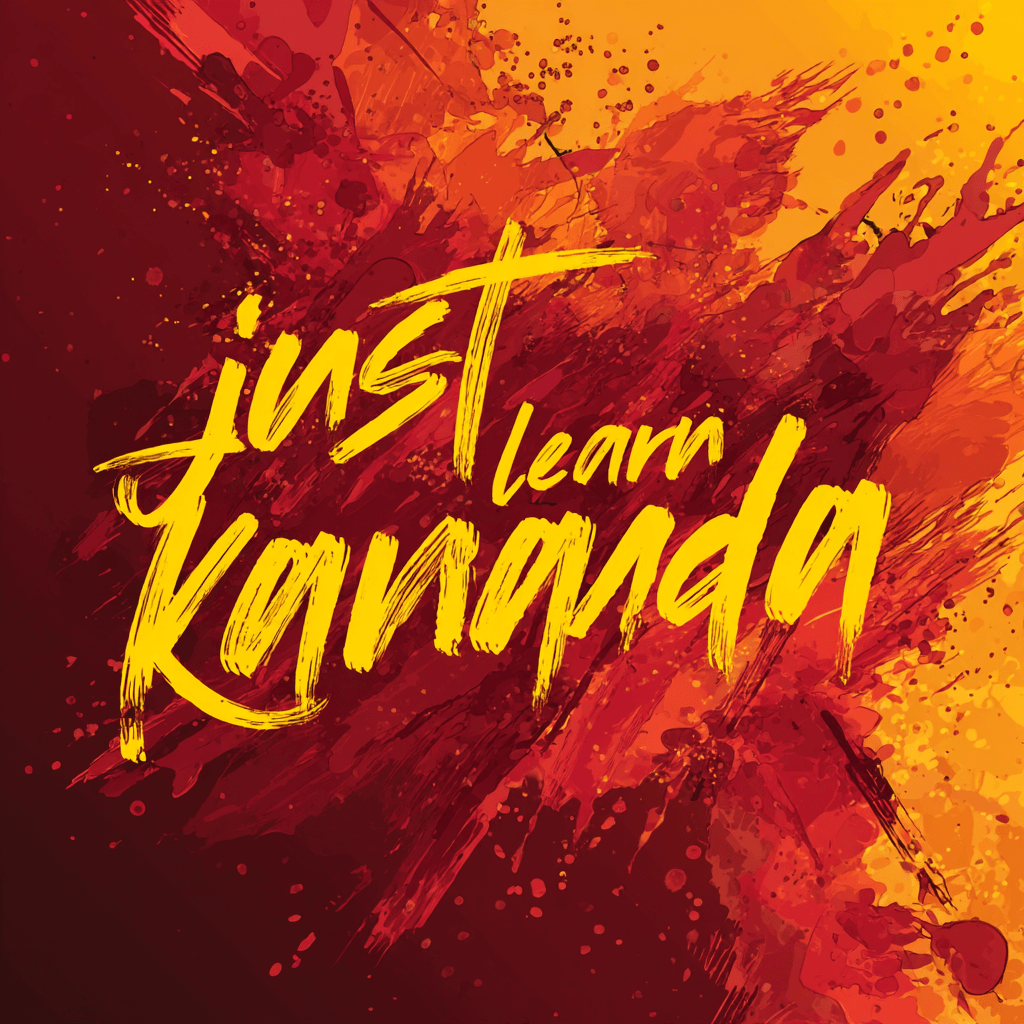 Just Learn Kannada
