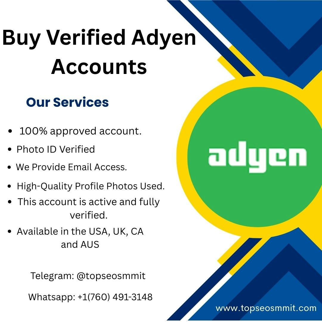 Buy Verified Adyen Accounts
