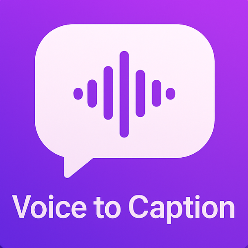 Voice to Caption: AI Writer