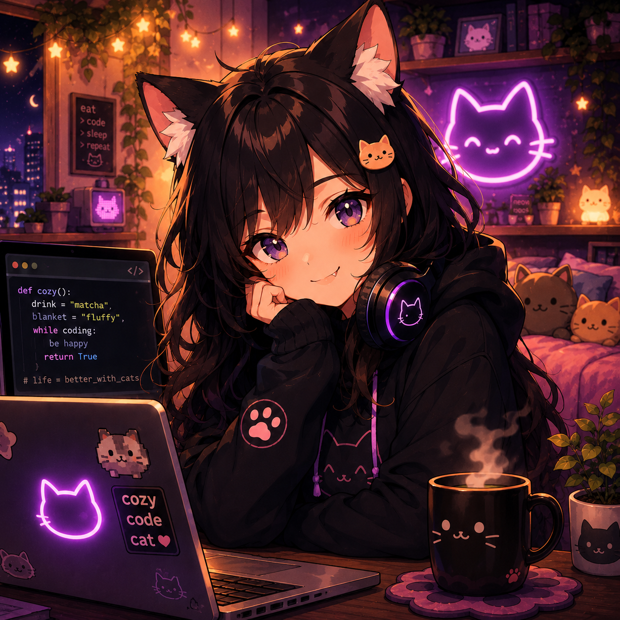 Cozy Code Cat
